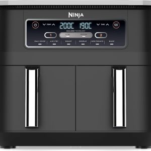 Ninja 9,5-l-Doppel-Heißluftfritteuse | 6-in-1 · Doppelschubladen · 🔥 Angebot endet bald