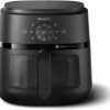 Philips Airfryer 2000 Series 6.2 L - 13 Cooking Methods. Compact Design with Viewing Window. RapidAir Technology. 90% Less Grease. Easy to Clean (NA230/00). Black
